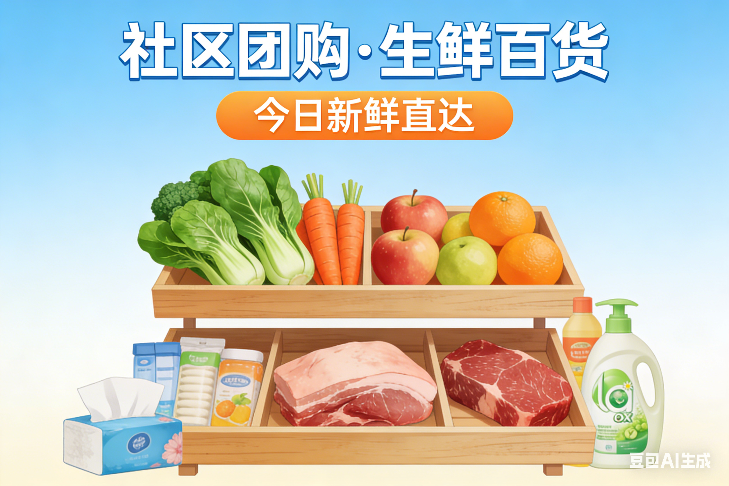 社区团购新风口：私域直播如何让生鲜复购率翻3倍？