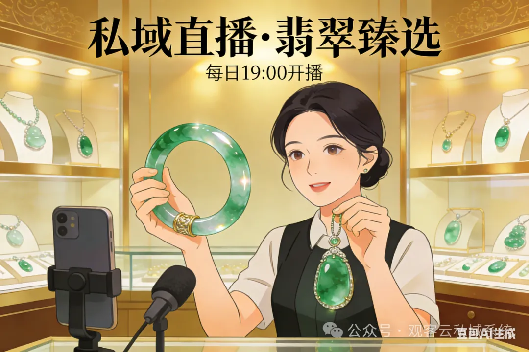 珠宝翡翠行业的私域直播