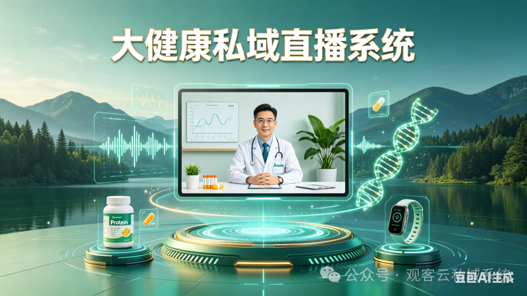 大健康私域直播系统